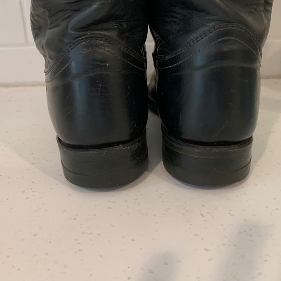 Black Justin  L3703 Boots. size 8. Would fit sz 8 and 8.5 ... - Picture 2 of 8